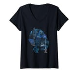 Womens EMBRACE THE SIMPLE LIFE IN GRUNGE STYLE - Graphic V-Neck T-Shirt