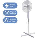 Zeeko 16" Electric Oscillating Floor Standing Tall Pedestal Air Cooling Fan