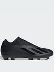 adidas Mens X Laceless Speedportal.3 Firm Ground Football Boot - Black, Black, Size 9, Men