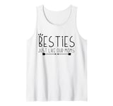 Besties Just Like Our Moms Best Friend Baby Announcement Tank Top