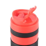 (Red) 350ml Portable Tea And Coffee Maker Bottle Coffee Press Bottle