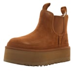 UGG Femme Neumel Platform Chelsea Botte, Chestnut, 42 EU