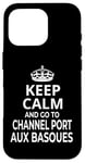 Coque pour iPhone 16 Pro Souvenirs « Keep Calm And Go To Channel Port Aux Basques »