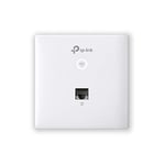 TP-Link Omada AC1200 Wireless MU-MIMO+Dual-Band Gigabit Wall-Plate Access Point,802.3af/802.3at, Easily Wall Mount, Free EAP Controller Software (EAP230-Wall)
