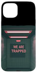 Coque pour iPhone 15 Plus Costume amusant « We are Trapped Speech »