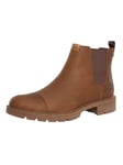 Timberland Homme Elmhurst Chelsea Basic Bottine, Mid Brown Full Grain, 42 EU