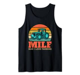 Man I Love Farming-M.I.L.F-Funny Saying Farmer Farming Tank Top