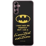 ERT GROUP mobile phone case for Samsung A14 4G/5G original and officially Licensed DC pattern Batman 062 optimally adapted to the shape of the mobile phone, case made of TPU