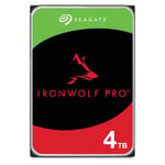 Seagate IronWolf Pro ST4000NT001 4 PACK interna hårddiskar 4 TB 7200 RPM 256 MB 3.5" Serial ATA III