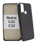 TPU Skal Nokia C22 / C32 (Svart)