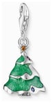 Thomas Sabo 2198-390-7 Christmas Tree Green Enamel Sterling Jewellery