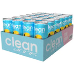 24 X Clean Drink 330 Ml Pink Grape