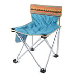 WYJW Tabouret de Camping portatif pour Chaise Pliante en métal de Confort, Mini Chaise Pliante, Chaise légère pour Le Camping, randonnée en Plein air, pêche en Plein air de Pique-Nique pour Le ja