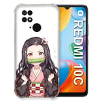 Coque pour Xiaomi Redmi 10C Manga Demon Slayer Nezuko