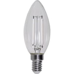 Kronljuslampa LED 250lm E14 Vita Filament 2700K Dim