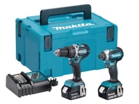 Makita DLX2180TJ Brushless Twin Pack 18V 2 x 5.0Ah Li-ion MAKDLX2180TJ