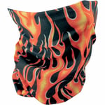 Nackvärmare zan headgear - Motley tube halsrör svart en storlek passar de flesta flames polyester