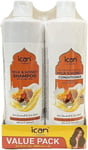 Ican London Milk & Honey Shampoo + Nourishing Sulfate Free Conditioner Sets x 2