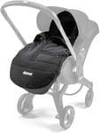 Doona Car seat winter footmuff in black & machine washable