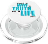 JESUS is the WAY the TRUTH and the LIFE – John 14:6 Bible PopSockets PopGrip for MagSafe