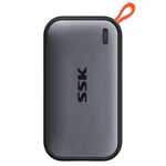 SSK 250GB Portable External NVME SSD,up to 1050MB/s Extreme Transmission Speed USBC 3.2 Gen2 Solid State Drive for Type-c Smartphone,PS5,xBOX, Laptop,Macbook/Pro/Air and more