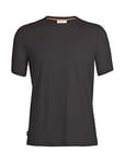 Icebreaker Merino Men's Cool-lite Short Sleeve Cotton T Basic Casual Shirt, Monsoon, Medium