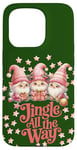 Coque pour iPhone 15 Pro Jingle all the way, Noël, 3 adorables nains