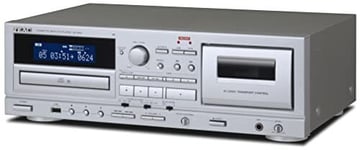 TEAC AD-850-SE/S Cassette Deck/CD Player 13W Silver