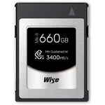 Wise Advanced 660GB (3700MB/Sec) Cfexpress Type B Pro Memory Card