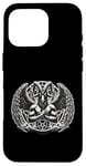 Coque pour iPhone 16 Pro Gothique Occulte Baphomet Goth Dark Magic Punk Rock Death Metal