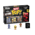 Funko Bitty Pop! Five Nights at Freddy's (FNAF) - Nightmare Bonnie 4PK - Nightmare Bonnie, Nightmare Chica, Nightmare Freddy et Une Mini-Figurine Mystère en Surprise - 2.2 Cm Collectionnable