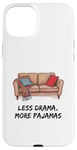 Coque pour iPhone 15 Plus Pyjama introverti pour l'anxiété sociale Stay at Home Zone de confort