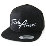 Fish Arrow FA Flat Cap Black