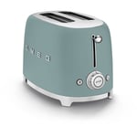 Toaster 2 tranches vert émeraude mat - Smeg