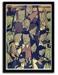 K.Olin Tribu - Affiche The Walking Dead par Ale Giorgini, Papier, Blanc, 40 x 60 x 0.1 cm