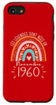 Coque pour iPhone SE (2020) / 7 / 8 Les Légendes Sont Nées En Novembre 1960