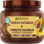 Garnier True Treasures 1-Minute Hair Treatment - with Avocado Oil and Shea Butte