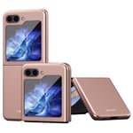 SKALO Samsung Z Flip6 Ultratunn Skin-touch Fold Skal - Roséguld Rosa guld