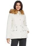 Orolay Parka D'hiver pour Femme avec Capuche et Fourrure Synthétique Amovible Beige M