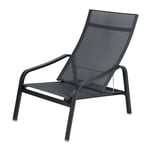 Fermob - Alize Low Armchair Anthracite 47 - Balkong- och caféstolar - Pascal Mourgue - Metall