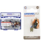 Kit d'Accessoires Dremel SC690 EZ SpeedClic - Coffret de Meules à Tronçonner & S402 Mandrin SpeedClic - Adaptateur pour Fixer les Accessoires Dremel EZ SpeedClic Sans-Clé