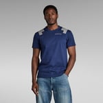 G Star Raw Mens G-Star RAW Flight Deck T-Shirt - Navy Cotton - Size X-Large