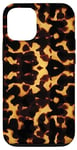 iPhone 12/12 Pro Tortoise Shell Pattern Brown & Orange Exotic Turtle Shell Case