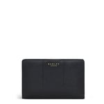 Radley Medium Black Purse Bifold Leather Womens Eel Alley Stripe RRP £79