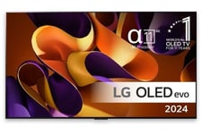 LG OLED65G45LW evo AI G4 4K med väggfäste