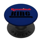 Logo Rummikub King avec encre noire Royal Crown PopSockets PopGrip Adhésif