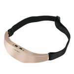 Elektriskt Head Massager Band Slitstarkt Lindra Stress Pannband För Kvinnor Män Gold English Box