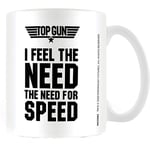 Top Gun The Need For Speed Mug En Storlek Svart/Vit Black/White One Size