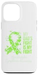 Coque pour iPhone 13 Pro Max My Father's Fight Is My Fight Non-Hodgkin Lymphoma Sensibilisation au Lymphoma