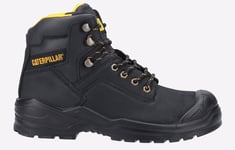 Caterpillar Safety Striver S3 Leather Boots Mens - Black - Size UK 4